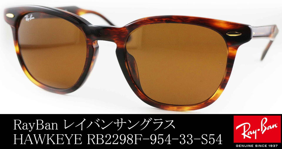 レイバンサングラスHAWKEYEホークアイRB2298F-954-33-S54