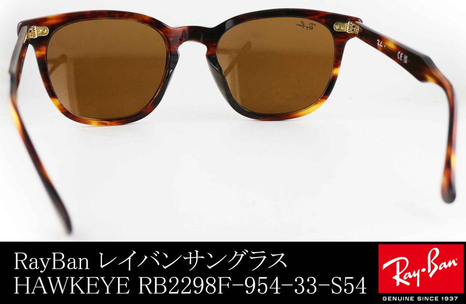 レイバンサングラスHAWKEYEホークアイRB2298F-954-33-S54