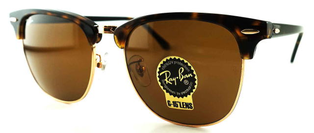 Ray Banサングラス　クラブマスター茶色