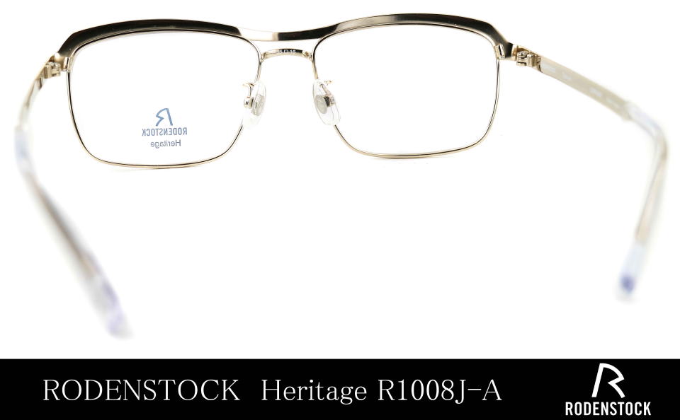 ローデンストックメガネメタルブローCORVAIRコルベアR1008J-A