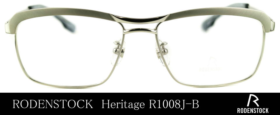 ローデンストックメガネメタルブローCORVAIRコルベアR1008J-B