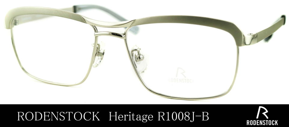 ローデンストックメガネメタルブローCORVAIRコルベアR1008J-B