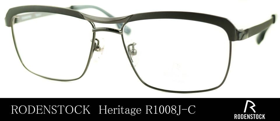 ローデンストックメガネメタルブローCORVAIRコルベアR1008J-C