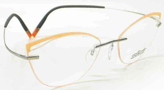 眼鏡可愛いフレームシルエットアクセントリングス5518-FU-7012/正規 