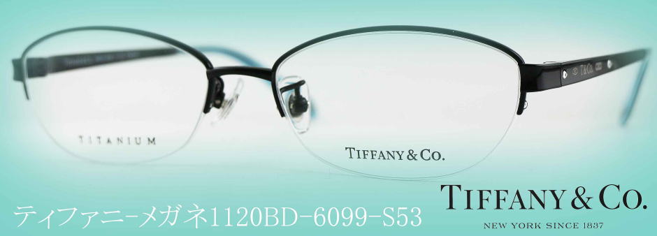 TIFFANYティファニーメガネフレーム1120BD-6099-S53